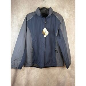 NWT CORE365 by North End Women's XL Fleece Lined Water Resistant‎ Navy Blue/Gray